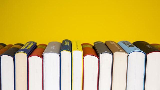 Books with Yellow Background